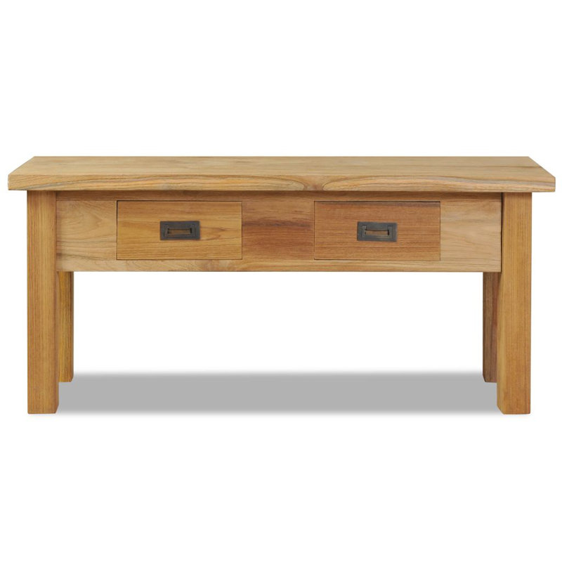 Millwood Pines Wood Drawer Storage Bench Wayfair